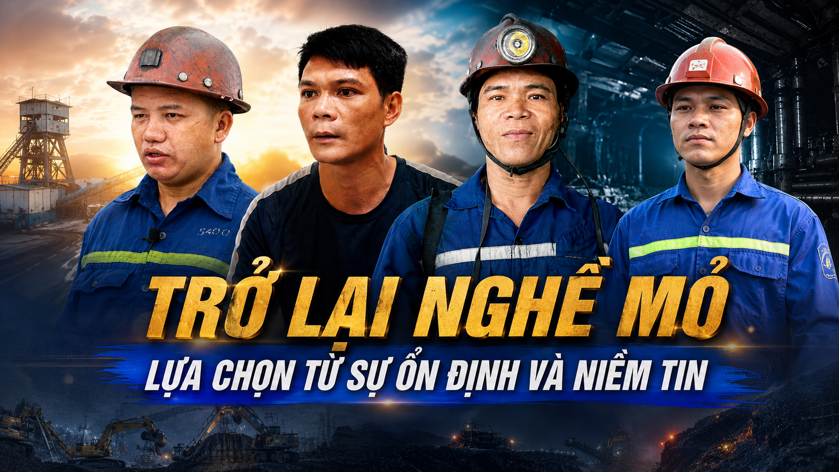 Lao động tái tuyển trở lại nghề mỏ tại TKV