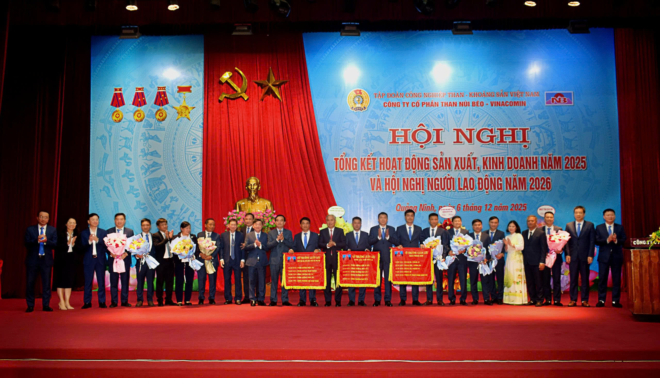 Công ty CP Than Núi Béo - Vinacomin: Sản xuất an toàn, hiệu quả, hoàn thành vượt mức kế hoạch, nhiệm vụ năm 2025, nâng cao thu nhập, đời sống người lao động